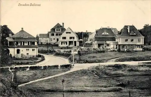 Ak Dresden Hellerau, Teilansicht
