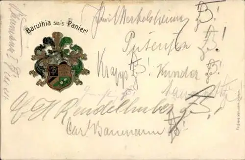 Studentika Ak Erlangen, Corps Baruthia, Wappen, KSCV
