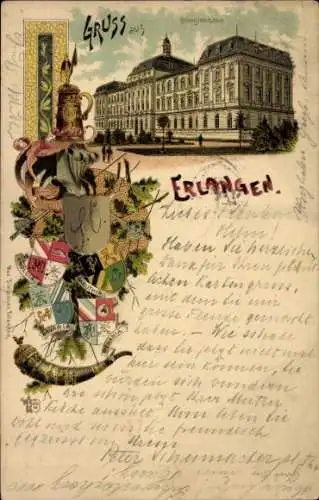 Studentika Litho Erlangen, Collegienhaus, Verbindungswappen, KSCV