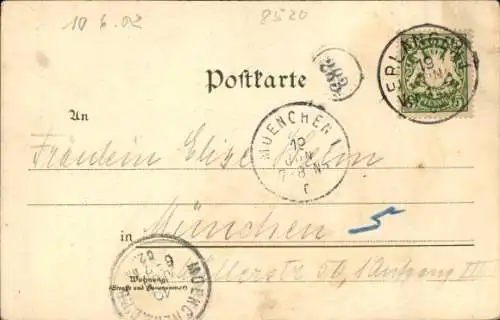 Studentika Litho Erlangen, Collegienhaus, Verbindungswappen, KSCV