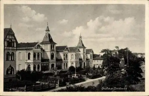 Ak Ostseebad Zinnowitz auf Usedom, Gesamtansicht