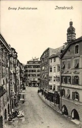 Ak Innsbruck in Tirol, Herzog-Friedrichstraße