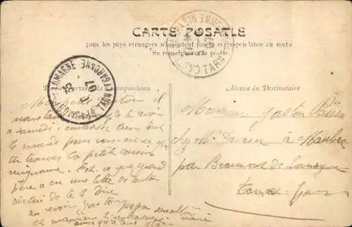 Ak Bébé Marionnette, Kind mit Baby-Marionette