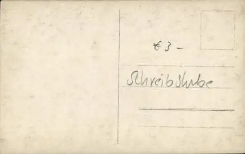 Foto Ak Deutsche Soldaten in Uniform, Schreibstube