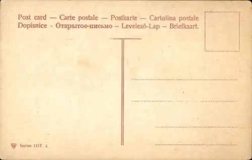 Ak Junger Mann in Tracht, Pfeife