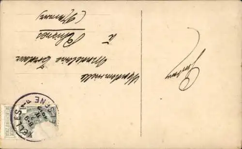 Ak Heilige Familie, Jesuskind, Maria, Josef, Engel