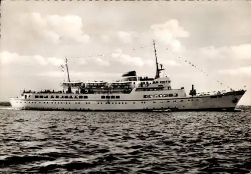 Ak MS Bunte Kuh, Seebäderschiff, Schnelldampfer
