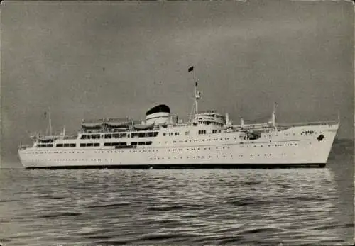 Ak Dampfer Calabria, Tirrenia di Navigazione - Neapel