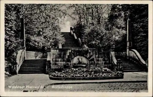 Ak Eberswalde in der Mark, Moltketreppe