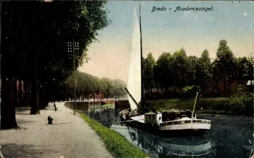 Ak Breda Nordbrabant Niederlande, Academiesingel