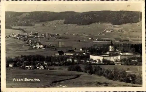 Ak Aigen-Schlägl Oberösterreich, Gesamtansicht