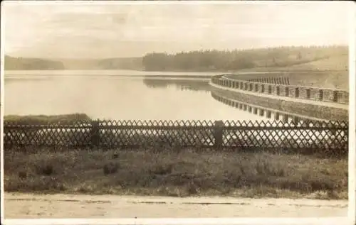 Ak Muldenberg Grünbach im Vogtland, Talsperre Muldenberg