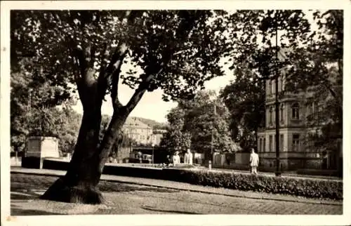 Ak Gera in Thüringen, Blich vom Theater Café