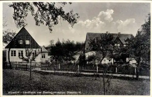 Ak Kipsdorf Altenberg im Erzgebirge, Landheim des Staatsgymnasiums Dresden Nord