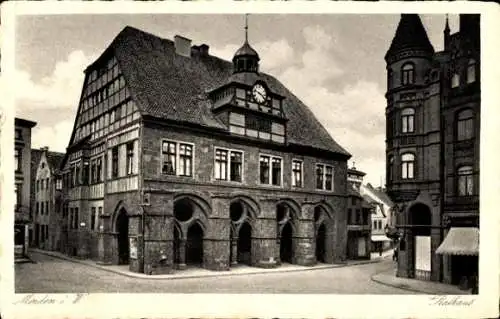 Ak Minden in Westfalen, Rathaus