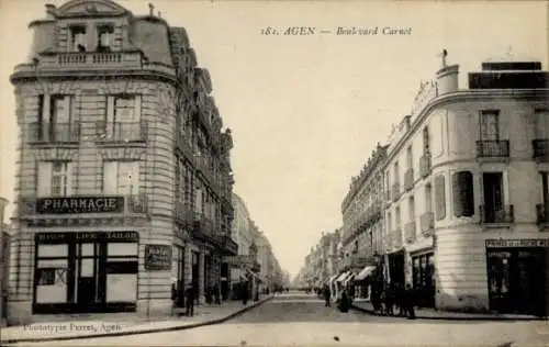 Ak Agen Lot et Garonne, Boulevard Carnot