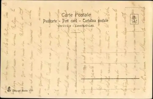 Künstler Ak Pferderennsport, Hürde