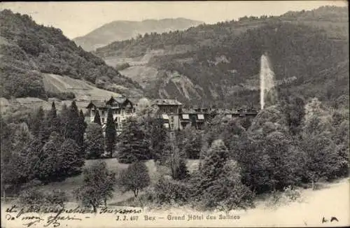 Ak Bex Kt. Waadt Schweiz, Grand Hotel des Salines