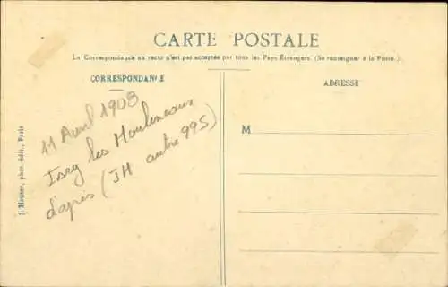 Ak L'Aeroplane Delagrange No. 2, Moteur Antoinette, Doppeldecker, Pilot