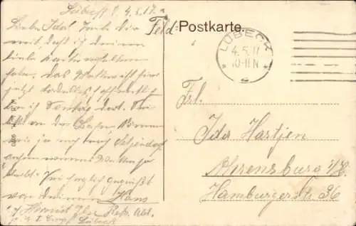 Ak Ahrensburg in Holstein, Manhagener Allee