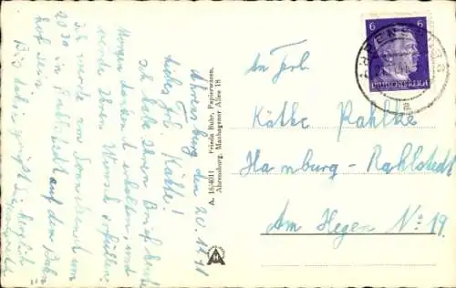 Ak Ahrensburg in Holstein, Manhagener Allee, Geschäfte