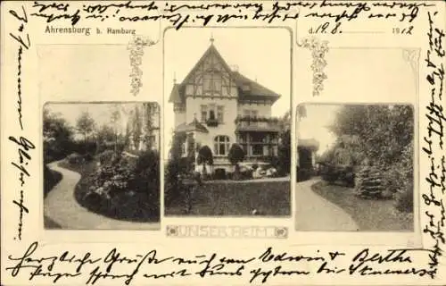 Passepartout Ak Ahrensburg in Holstein, Erholungsheim