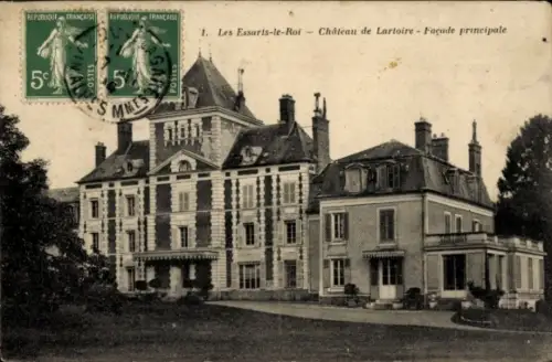 Ak Les Essarts le Roi Yvelines, Château de Lartoire, Façade principale