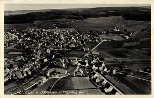 Ak Ehningen Baden Württemberg, Fliegeraufnahme