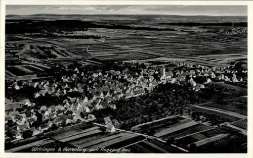 Ak Gärtringen in Württemberg, Fliegeraufnahme