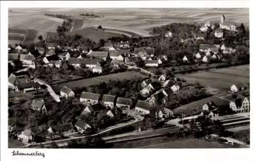 Ak Schemmerberg Schemmerhofen in Württemberg, Fliegeraufnahme