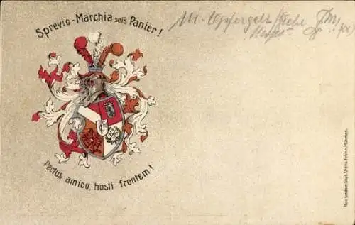 Studentika Ak München, Corps Sprevio Marchia, Wappen, RSC