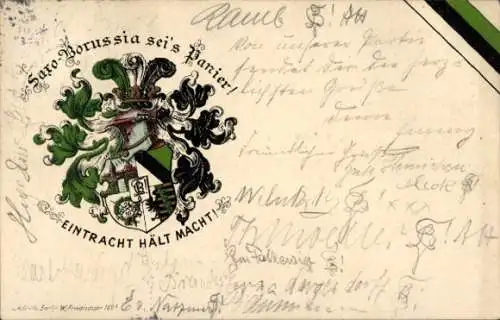 Studentika Ak Berlin Wilmersdorf, Corps Saxo Borussia, Wappen, RSC