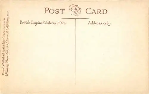 Ak Canada, Fliegeraufnahme, Weltausstellung 1924