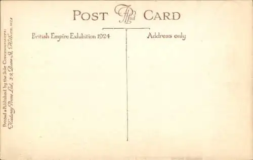 PC British Empire Exhibition 1924, Amusement Park Entrance