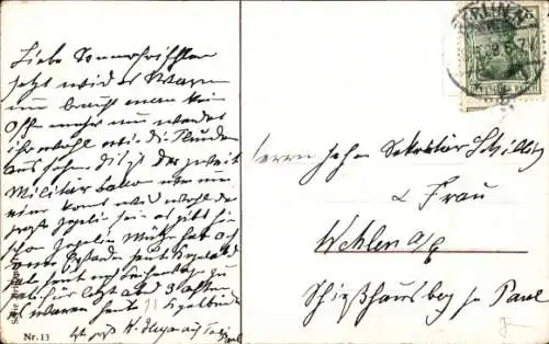 Ak Berlin Mitte, Kurfürstenbrücke, Kgl. Schloss, Dom, Zeppelin