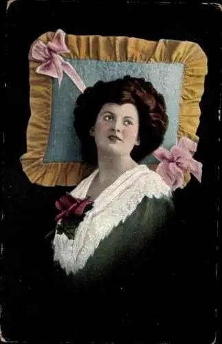 Ak Junge Frau, Portrait