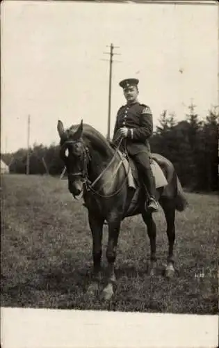 Foto Ak Deutscher Soldat in Uniform, Reiter, Münchner Musiker
