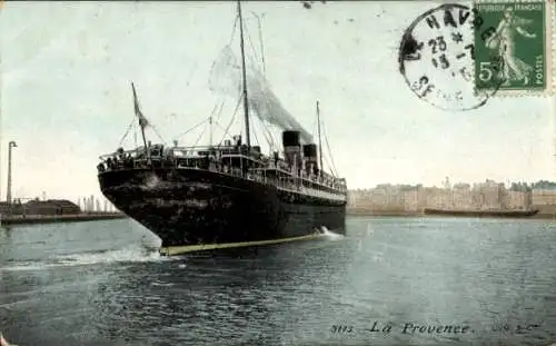 CPA Paquebot La Provence, Compagnie Générale Transatlantique