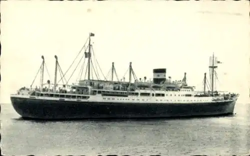 CPA Paquebot Claude Bernard, Compagnie des Chargeurs Réunis