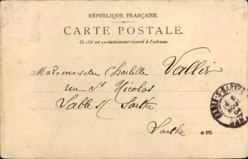 Ak Dampfer, Dampfschiff, Hafen