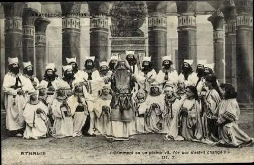 Ak Immaculée Conception, Athalie, Theaterszene