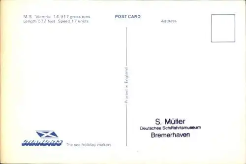 Ak Schiff, MS Victoria, Chandris Lines