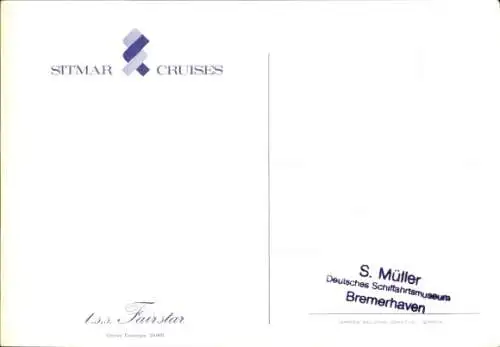 Ak Sitmar Cruises, TSS Fairstar