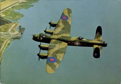 Ak Britisches Militärflugzeug Avro Lancaster B.1. City of Lincoln
