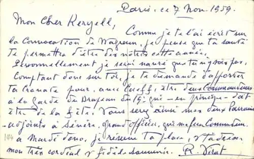 Ak Geistlicher, Porträt