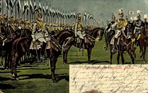 Ak Berlin Charlottenburg, 1. Garde-Regiment zu Pferd, Berlin.
