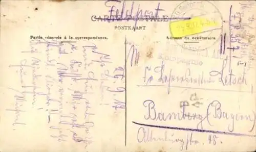 CPA Paschendaele Passchendaele Flandre occidentale, Château de la Mandèle