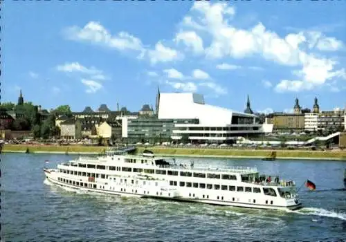Ak Bonn am Rhein, Theater, Schiff Deutschland