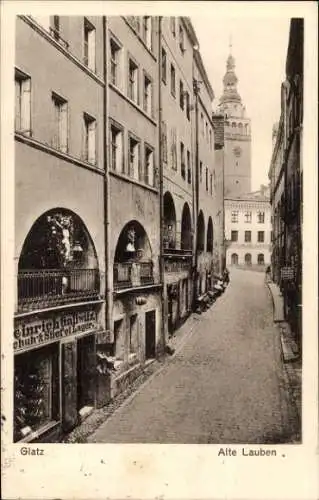 Ak Kłodzko Glatz Schlesien, Alte Lauben