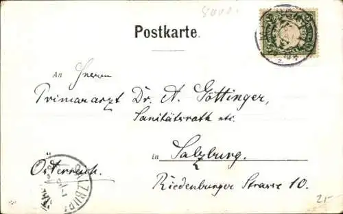 Ak München, Gartenbau-Ausstellung 1900